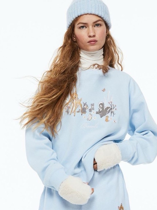 Disney Tops - Disney Bambi and His Forest Friends Crewneck Graphic Sweatshirt - Size Medium